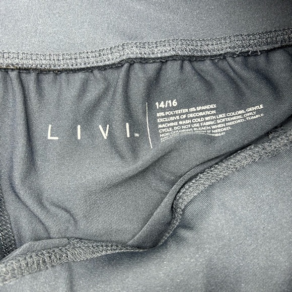 Lane Bryant Women’s Plus Size LIVI High Rise 7/8 Blue Mesh Legging Size 1X 14/16 - Picture 7 of 8